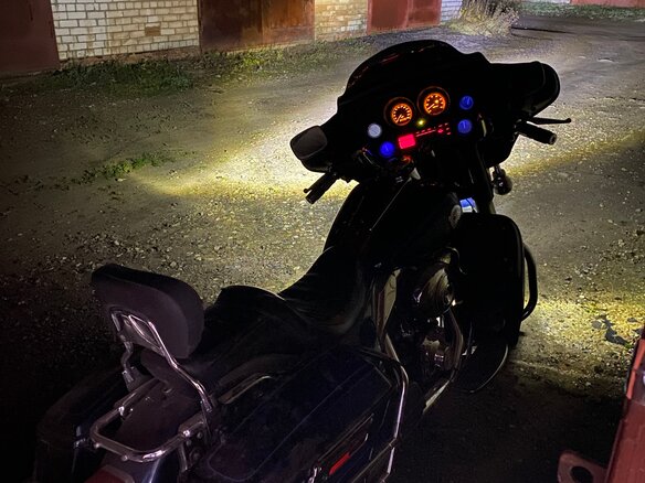 2001 Harley-Davidson Electra Glide, синий, 550000 рублей - вид 6