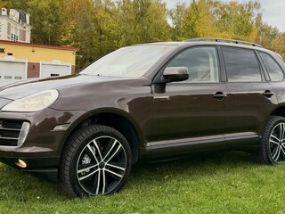 2008 Porsche Cayenne S I Рестайлинг (957), коричневый, 1200000 рублей, вид 4