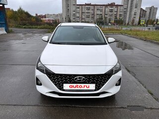 2021 Hyundai Solaris II Рестайлинг, белый, 720000 рублей, вид 2