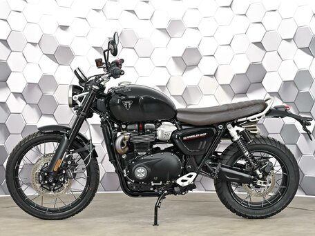 2024 Triumph Scrambler, чёрный, 1447000 рублей, вид 4