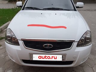 2014 Lada (ВАЗ) Priora I Рестайлинг, белый, 490000 рублей, вид 2