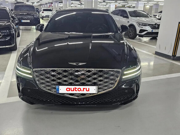2026 Genesis G80 II Рестайлинг, чёрный, 8909412 рублей - вид 2