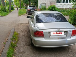 2006 Hyundai Sonata ТагАЗ IV (EF) Рестайлинг, серебристый, 180000 рублей, вид 4