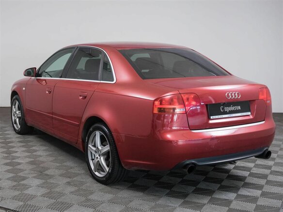 2006 Audi A4 III (B7), красный, 539000 рублей - вид 6