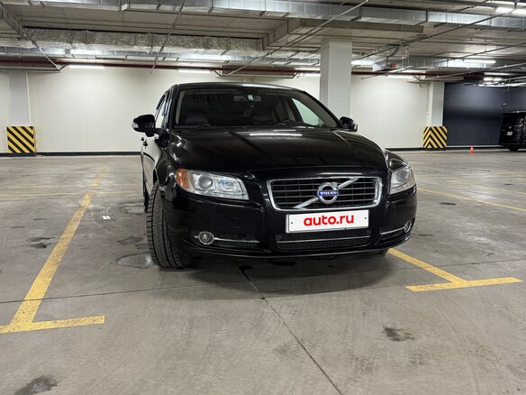 2008 Volvo S80 II, чёрный, 1250000 рублей - вид 1