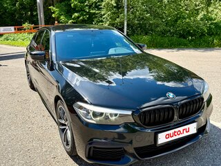 2018 BMW 5 серии 520i VII (G30/G31/G38), чёрный, 2400000 рублей, вид 3