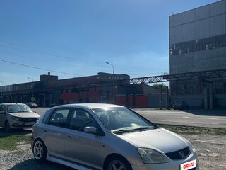 2002 Honda Civic VII, серебристый, 460000 рублей, вид 2