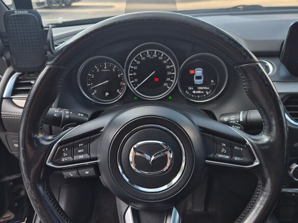 2017 Mazda 6 III (GJ) Рестайлинг, синий, 2170000 рублей - вид 9