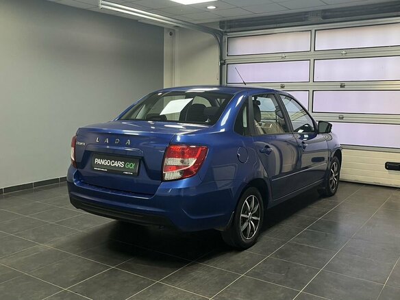 2022 Lada (ВАЗ) Granta I Рестайлинг, синий, 735000 рублей - вид 5
