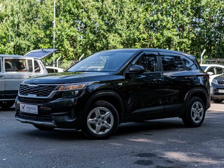 2020 Kia Seltos I, чёрный, 1828000 рублей, вид 1