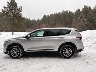 2019 Hyundai Santa Fe IV, серебристый, 1800000 рублей, вид 5