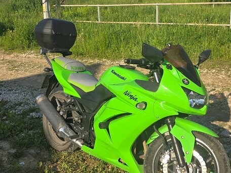2012 Kawasaki Ninja 250R, зелёный, 300000 рублей, вид 2