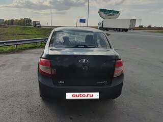 2014 Lada (ВАЗ) Granta I, чёрный, 125000 рублей, вид 1