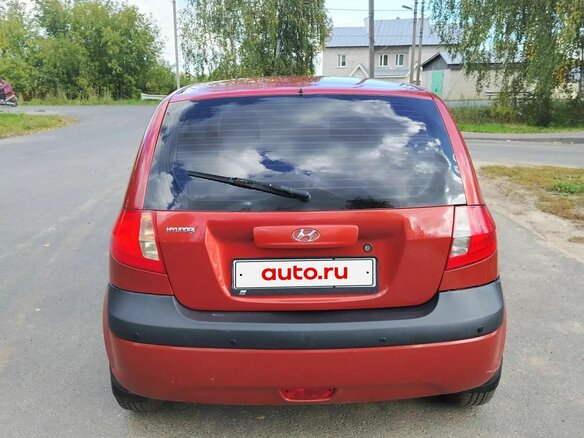 2008 Hyundai Getz I Рестайлинг, красный - вид 7