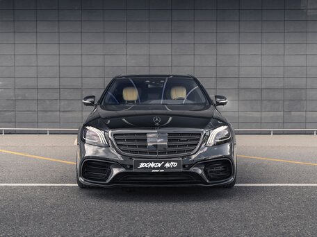 2017 Mercedes-Benz S-Класс AMG 63 AMG Long III (W222, C217) Рестайлинг, чёрный, 7950000 рублей, вид 2