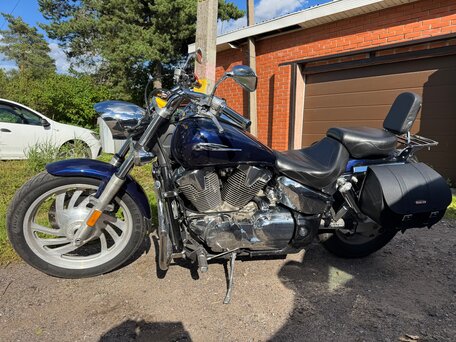 2007 Honda VTX 1300, синий, 600000 рублей, вид 2