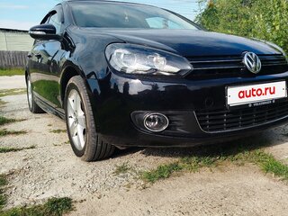 2011 Volkswagen Golf VI, чёрный, 860000 рублей, вид 4