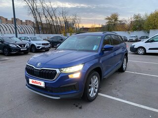 2021 Skoda Kodiaq I Рестайлинг, синий, 3000000 рублей, вид 1