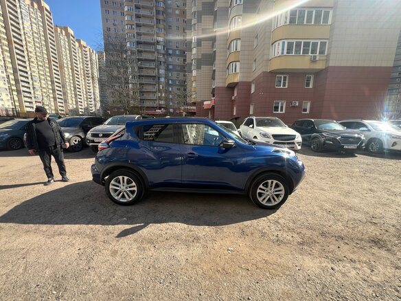 2014 Nissan Juke I Рестайлинг, синий - вид 5