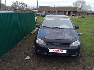 2007 Lada (ВАЗ) Kalina I, синий, 110000 рублей, вид 1