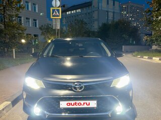 2017 Toyota Camry VII (XV50) Рестайлинг 2, чёрный, 1890000 рублей, вид 3
