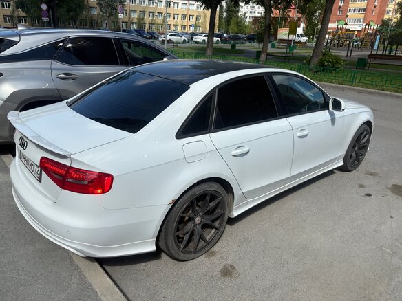 2014 Audi A4 IV (B8) Рестайлинг, белый, 1450000 рублей - вид 3