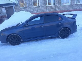 2008 Mitsubishi Lancer X, синий, 750000 рублей, вид 4