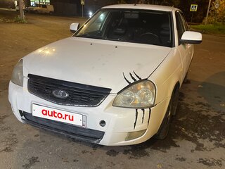 2009 Lada (ВАЗ) Priora I, белый, 150000 рублей, вид 1