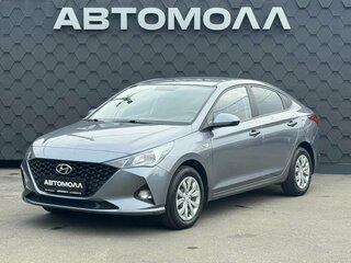 2021 Hyundai Solaris II Рестайлинг, серый, 1630000 рублей, вид 2