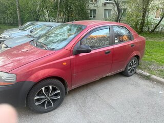 2005 Chevrolet Aveo I, красный, 199000 рублей, вид 4