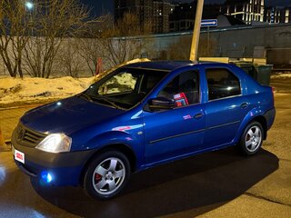 2007 Renault Logan I, синий, 250000 рублей, вид 1