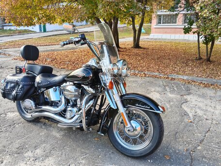 2010 Harley-Davidson Heritage Classic, чёрный, 910000 рублей, вид 4