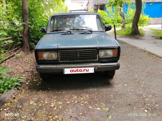 2002 Lada (ВАЗ) 2107, синий, 75000 рублей, вид 1