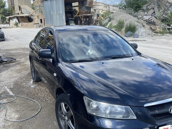 2007 Hyundai Sonata V (NF), синий, 580000 рублей - вид 2