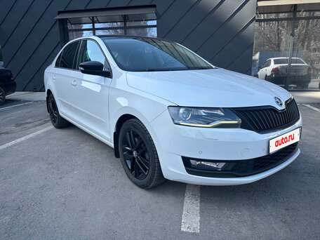 2018 Skoda Rapid I Рестайлинг, белый, 1620000 рублей, вид 2