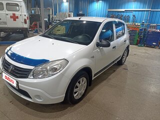 2012 Renault Sandero I, белый, 600000 рублей, вид 2