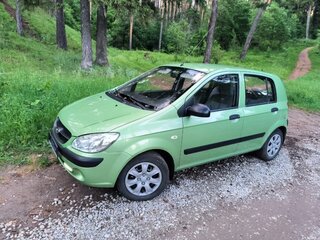 2009 Hyundai Getz I Рестайлинг, зелёный, 400000 рублей, вид 1