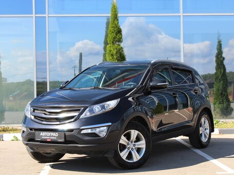 2012 Kia Sportage III, чёрный, 980000 рублей, вид 1
