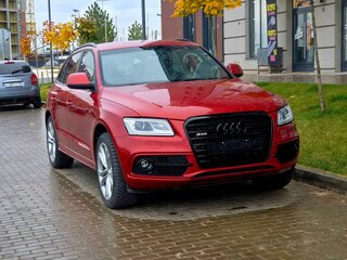 2013 Audi Q5 I (8R) Рестайлинг, красный, 1980000 рублей, вид 3
