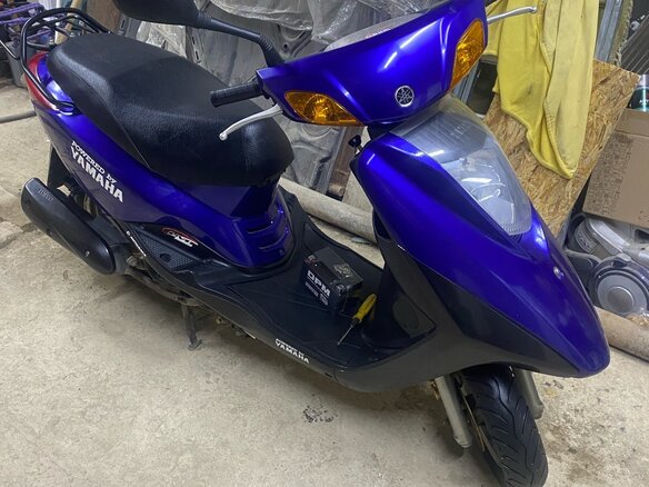 2008 Yamaha Cygnus RS, синий