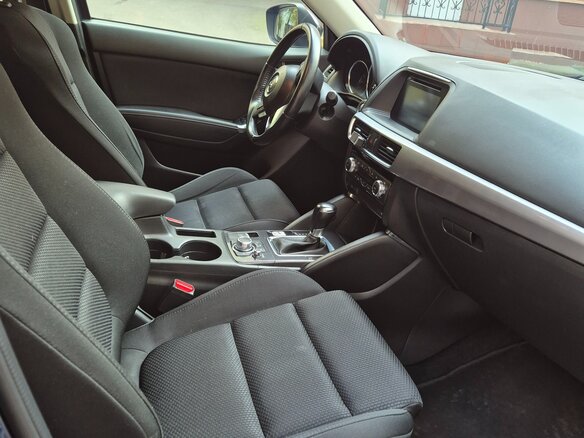 2015 Mazda CX-5 I Рестайлинг, синий, 2200000 рублей - вид 16