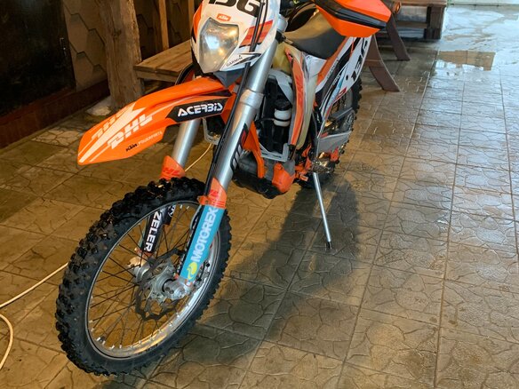 2015 KTM 500 EXC F, оранжевый - вид 12