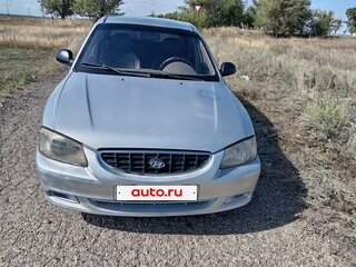 2008 Hyundai Accent ТагАЗ II, серебристый, 290000 рублей, вид 2