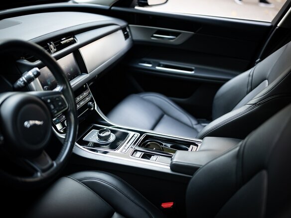 2017 Jaguar XF II, синий, 3500000 рублей - вид 7