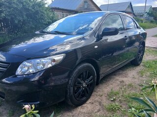 2008 Toyota Corolla AMT X (E140, E150), чёрный, 650000 рублей, вид 4