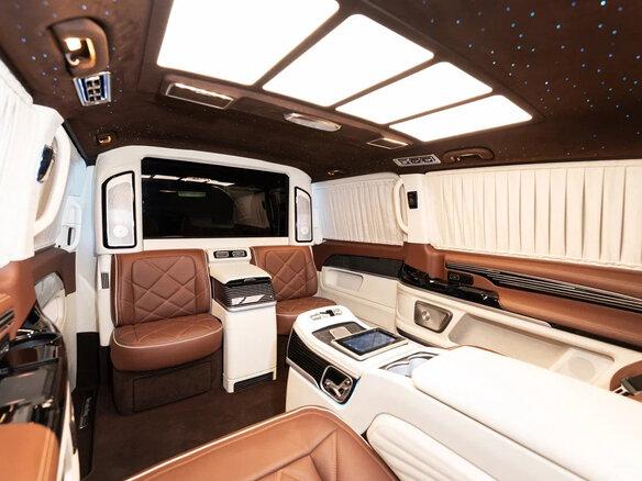 2024 Mercedes-Benz V-Класс 300 d экстра длинный III (W447) Рестайлинг 2, чёрный - вид 24