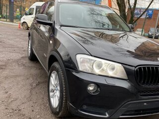 2013 BMW X3 28i xDrive II (F25), чёрный, 1800000 рублей, вид 2