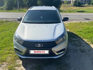 2021 Lada (ВАЗ) Vesta SW I, серебристый, 1180000 рублей, вид 2