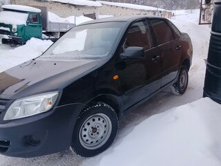 2014 Lada (ВАЗ) Granta I, чёрный, 220000 рублей, вид 1