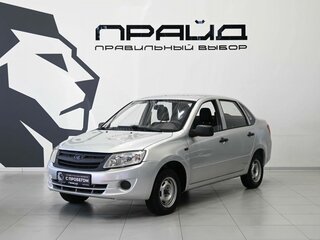 2013 Lada (ВАЗ) Granta I, серебристый, 389900 рублей, вид 1